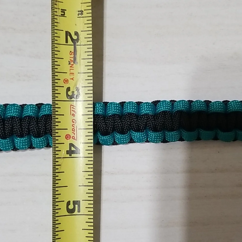 Black and Blue Paracord Bracelet